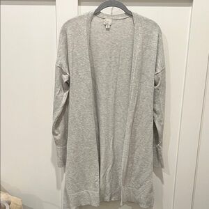 A New Day Light Gray Open Front Cardigan